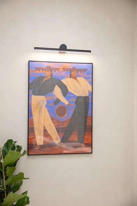 Cuadro en una sala de consulta
